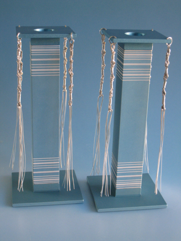 Tallit candle holders